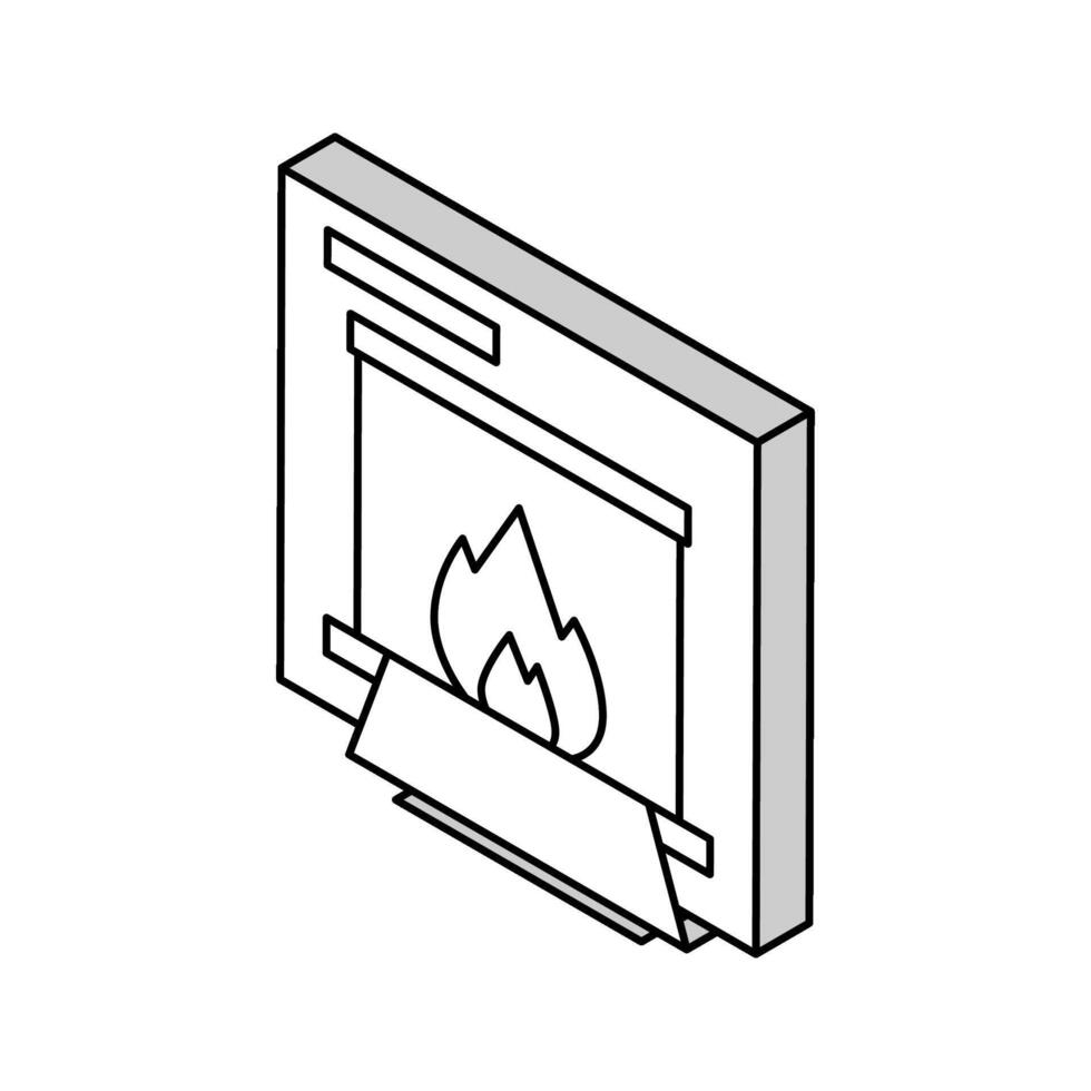 Müll LKW und Pflanze isometrisch Symbol Vektor Illustration