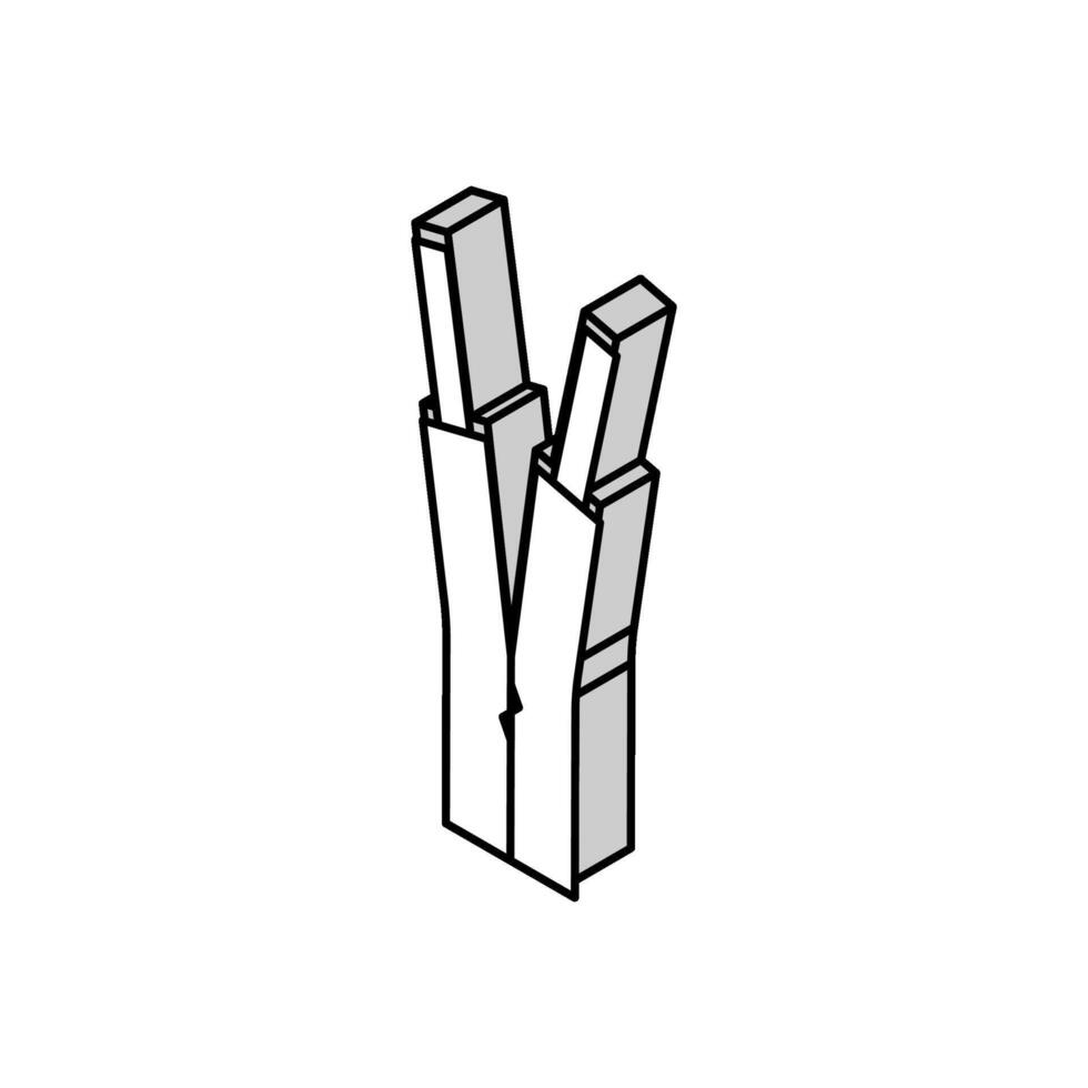 låg Spänning tråd kabel- isometrisk ikon vektor illustration