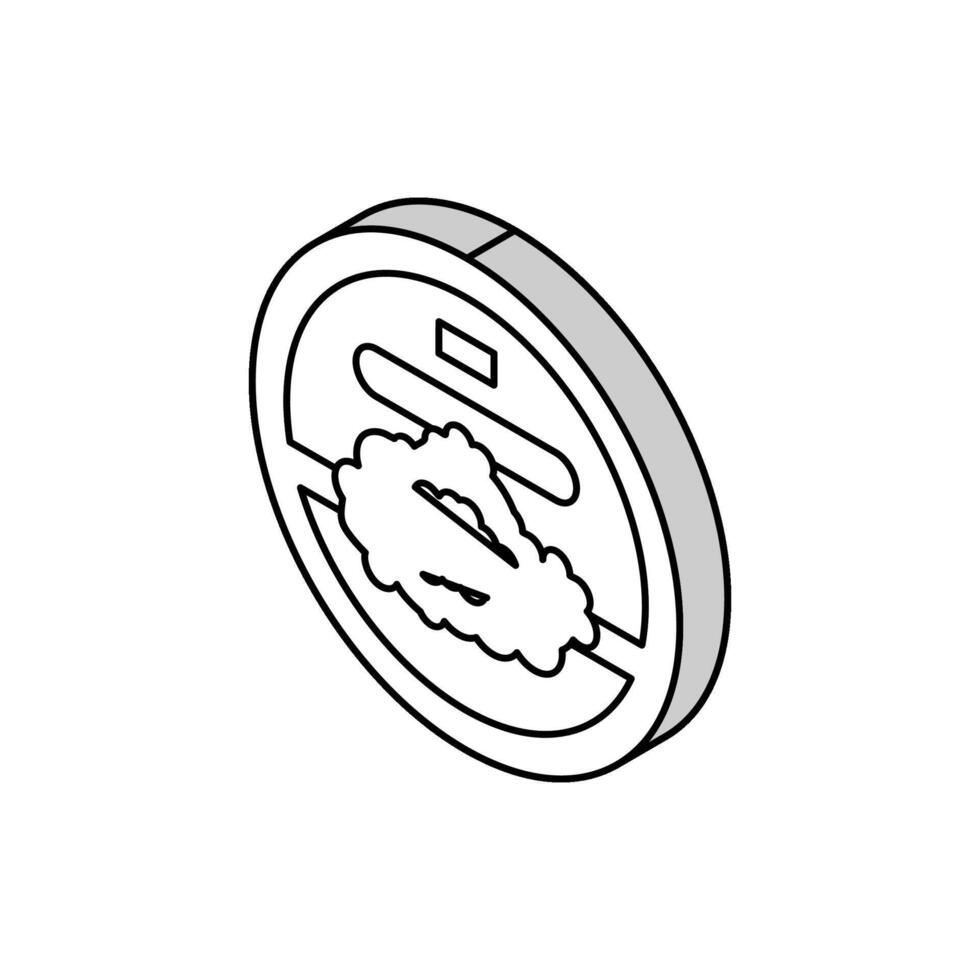 snus tobak nikotin isometrisk ikon vektor illustration