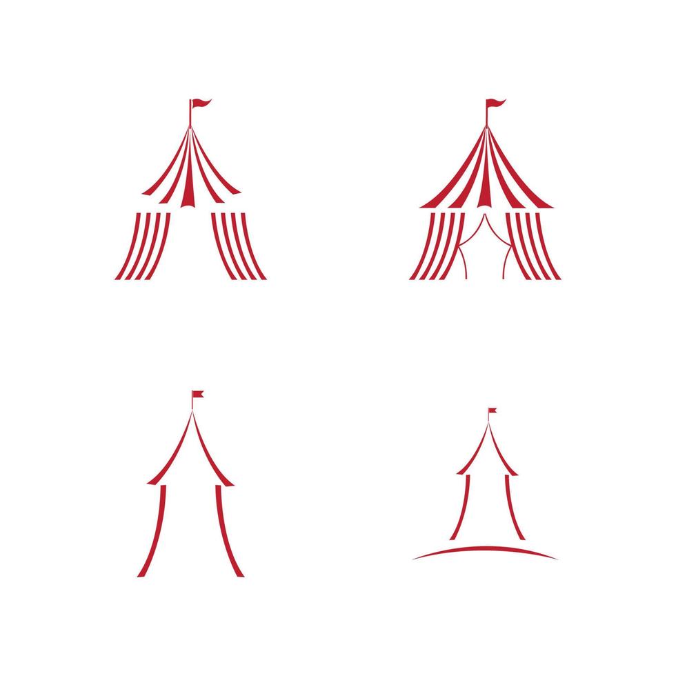 Zirkusvektorillustrationsdesign vektor