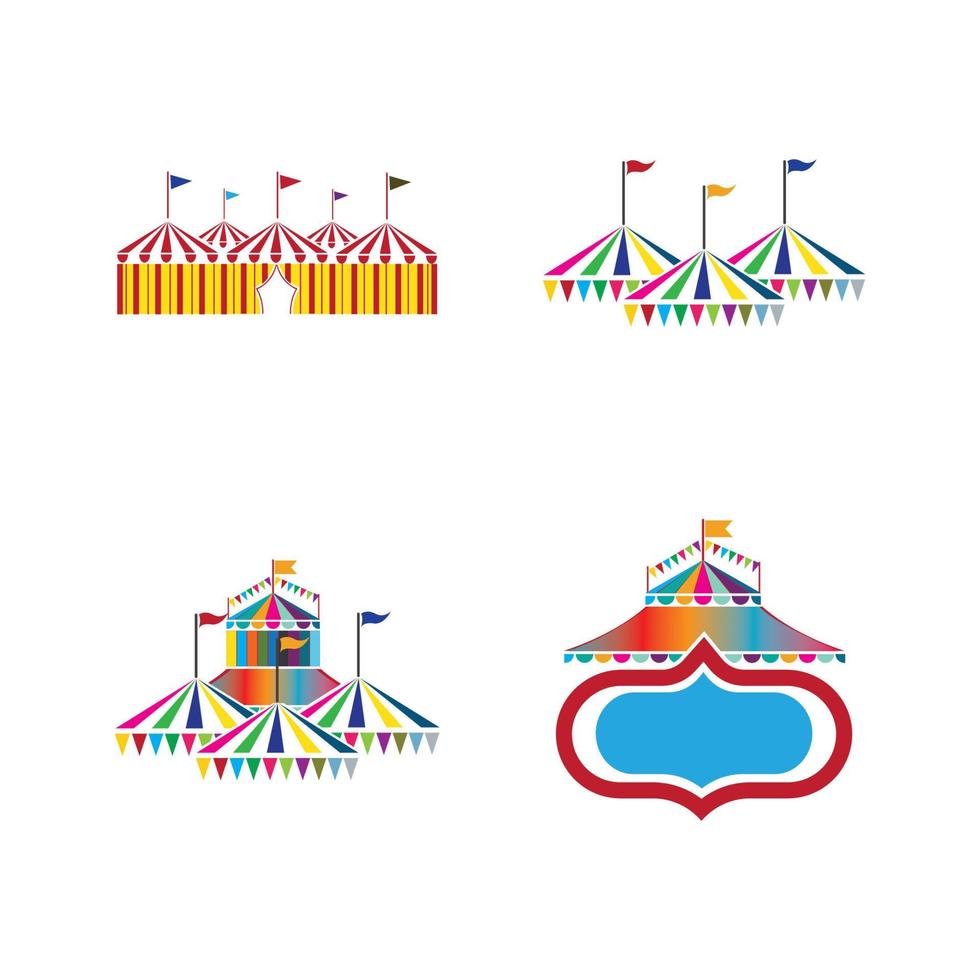 cirkus vektor illustration design