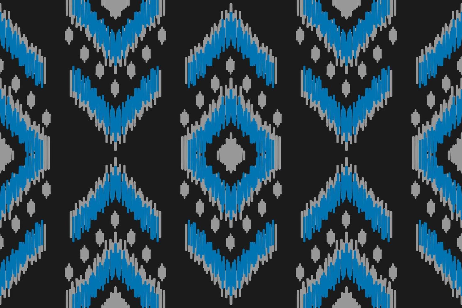 ikat etnisk mönster traditionell. sömlös mönster i stam. vektor