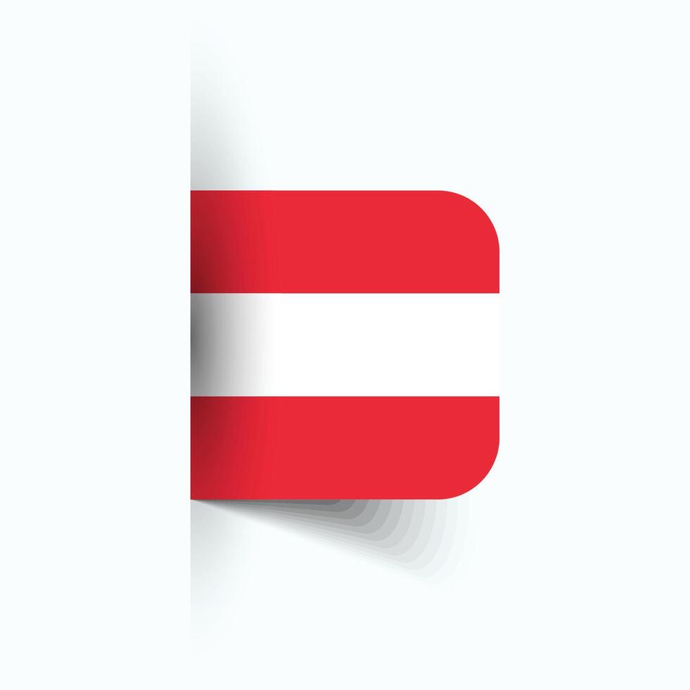 österrike nationell flagga, österrike nationell dag, eps10. österrike flagga vektor ikon