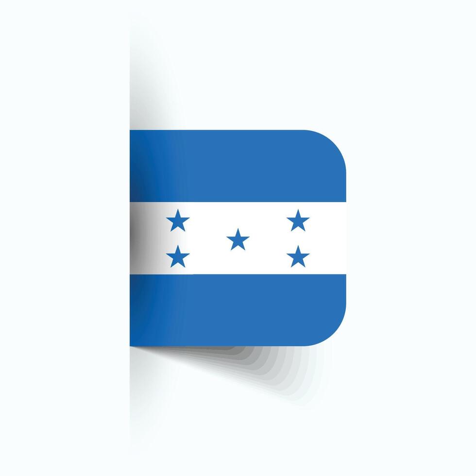 honduras nationell flagga, honduras nationell dag, eps10. honduras flagga vektor ikon