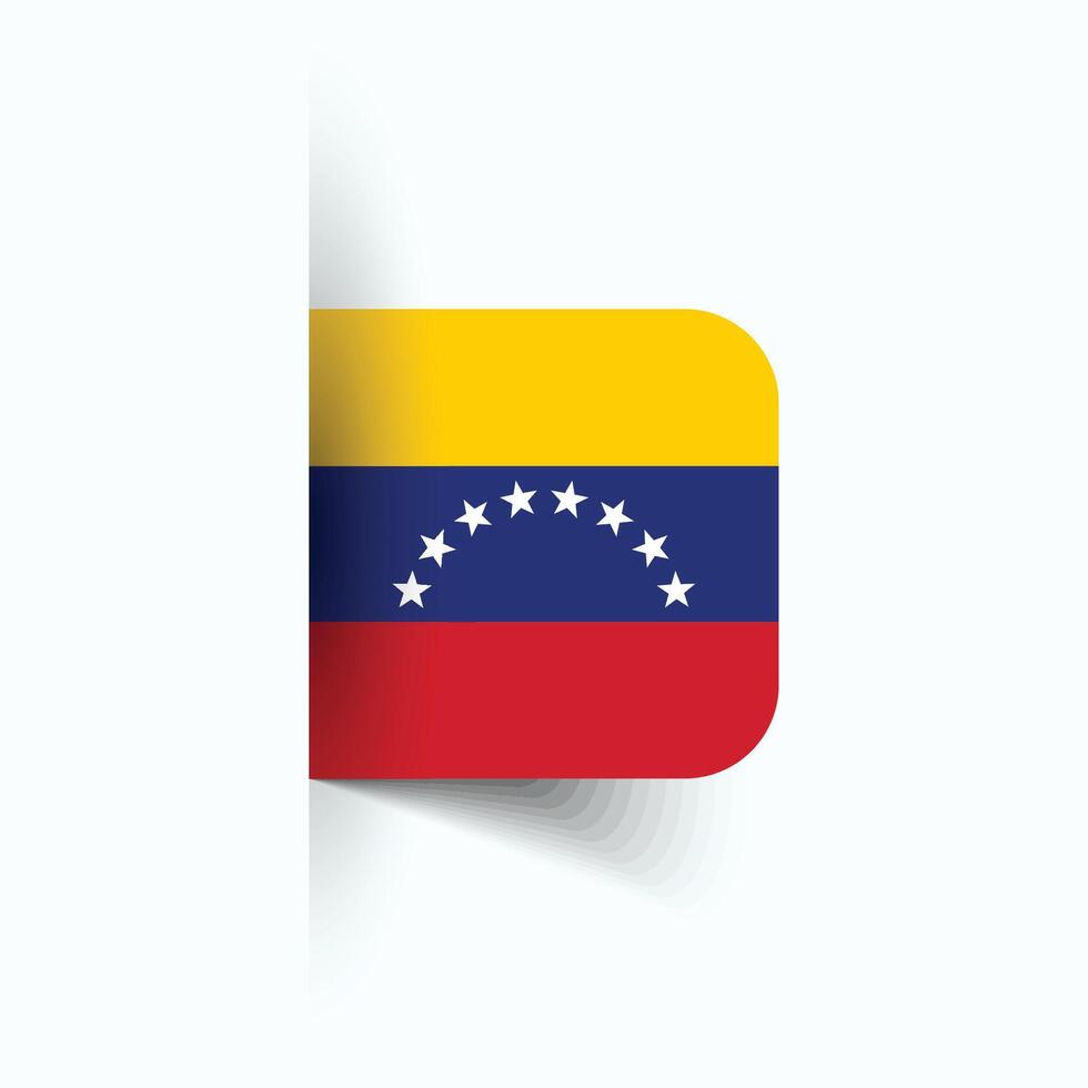 venezuela nationell flagga, venezuela nationell dag, eps10. venezuela flagga vektor ikon