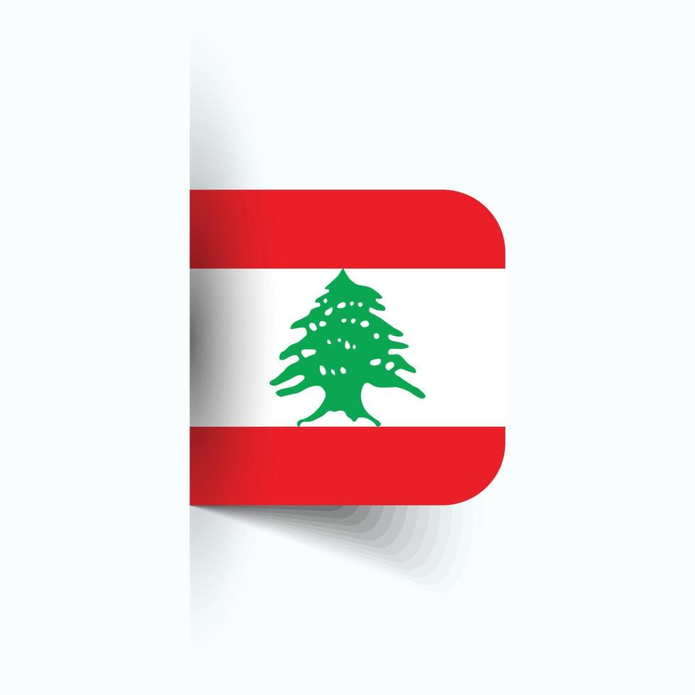 libanon nationell flagga, libanon nationell dag, eps10. libanon flagga vektor ikon