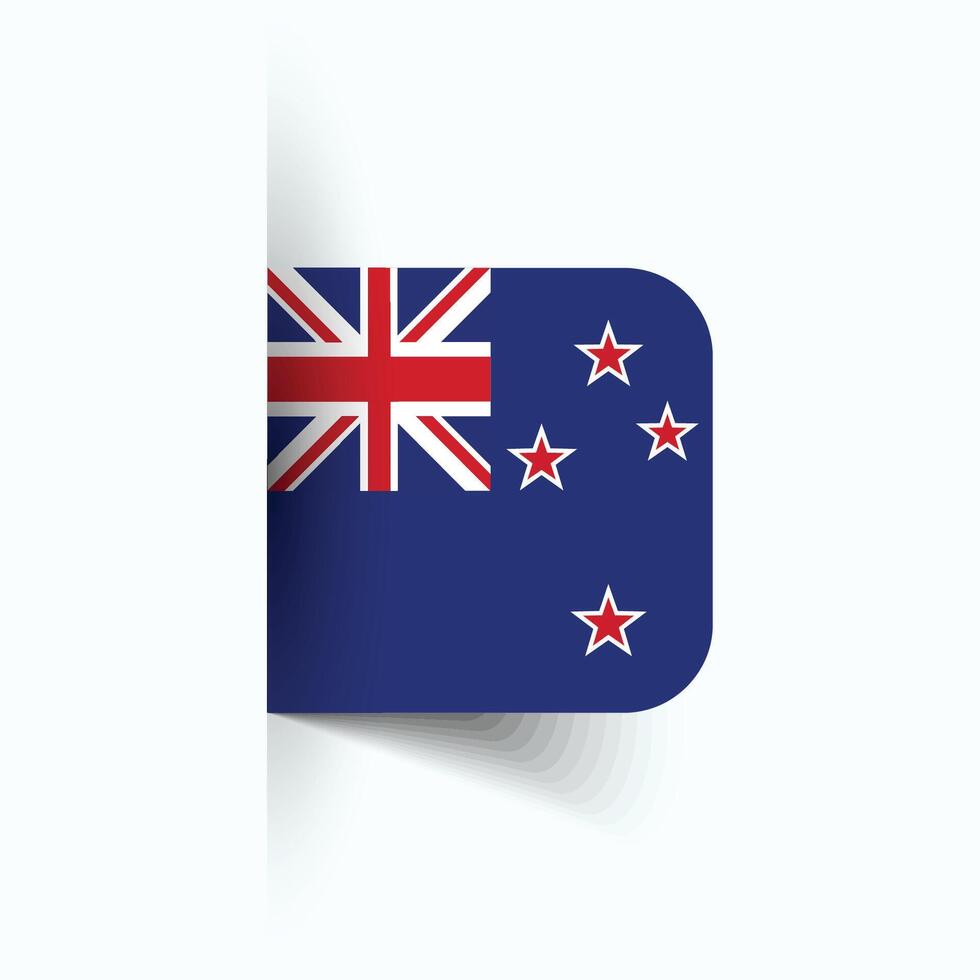 ny zealand nationell flagga, ny zealand nationell dag, eps10. ny zealand flagga vektor ikon