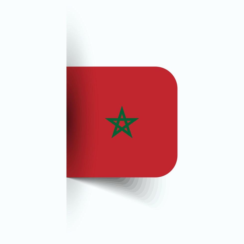 marocko nationell flagga, marocko nationell dag, eps10. marocko flagga vektor ikon