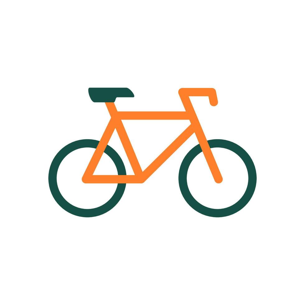 cykel ikon cykel platt design enkel sport vektor perfekt webb och mobil illustration