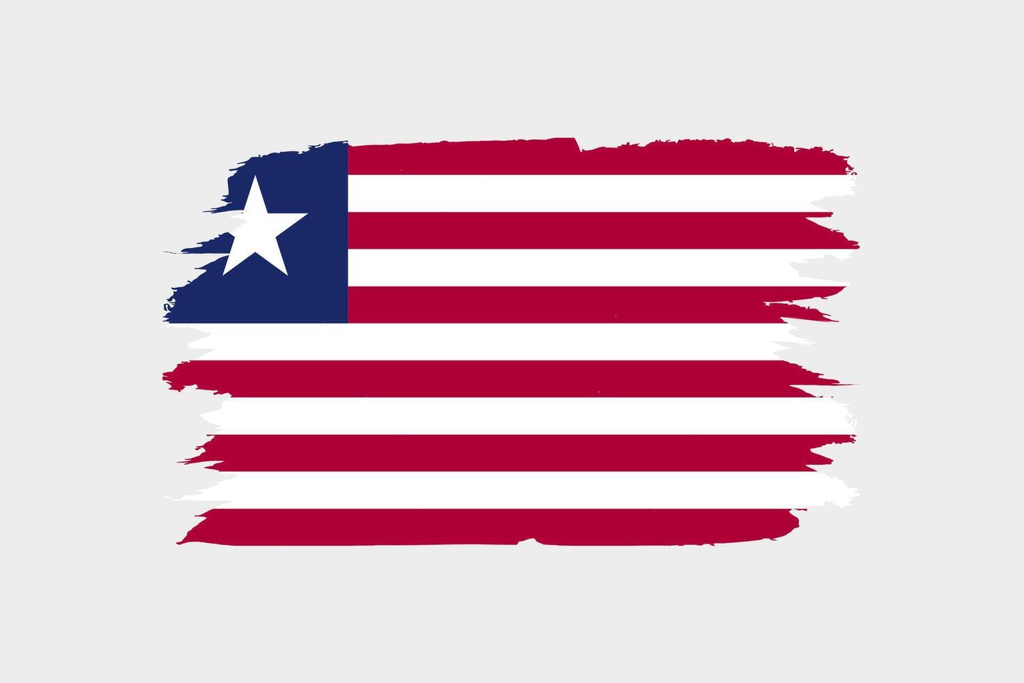vektor illustration design av de liberian flagga