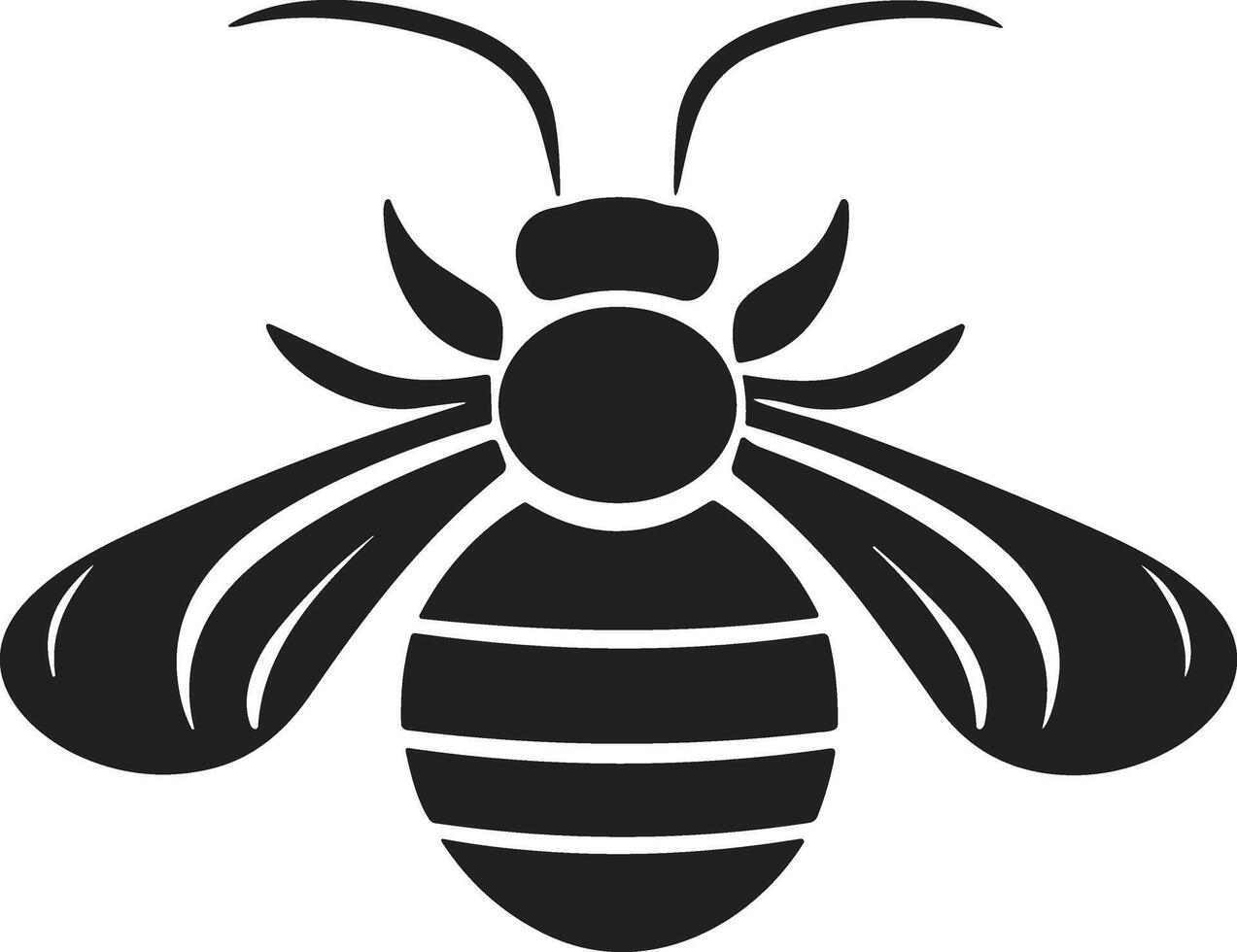 bin och bikakor logotyp eller bricka i årgång stil vektor