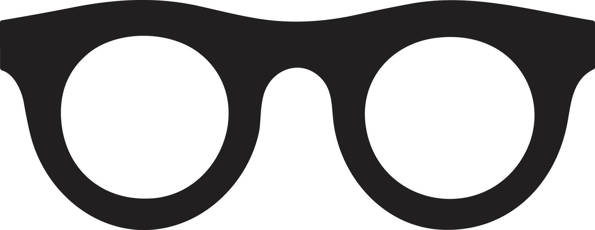 Brille Logo oder Abzeichen im Jahrgang oder retro Stil vektor