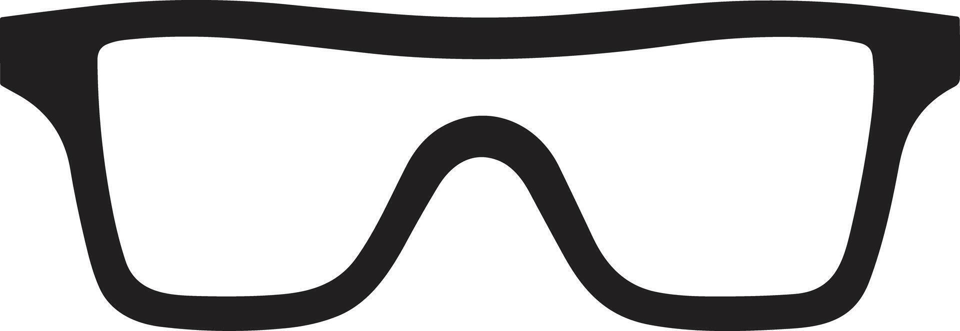 Brille Logo oder Abzeichen im Jahrgang oder retro Stil vektor