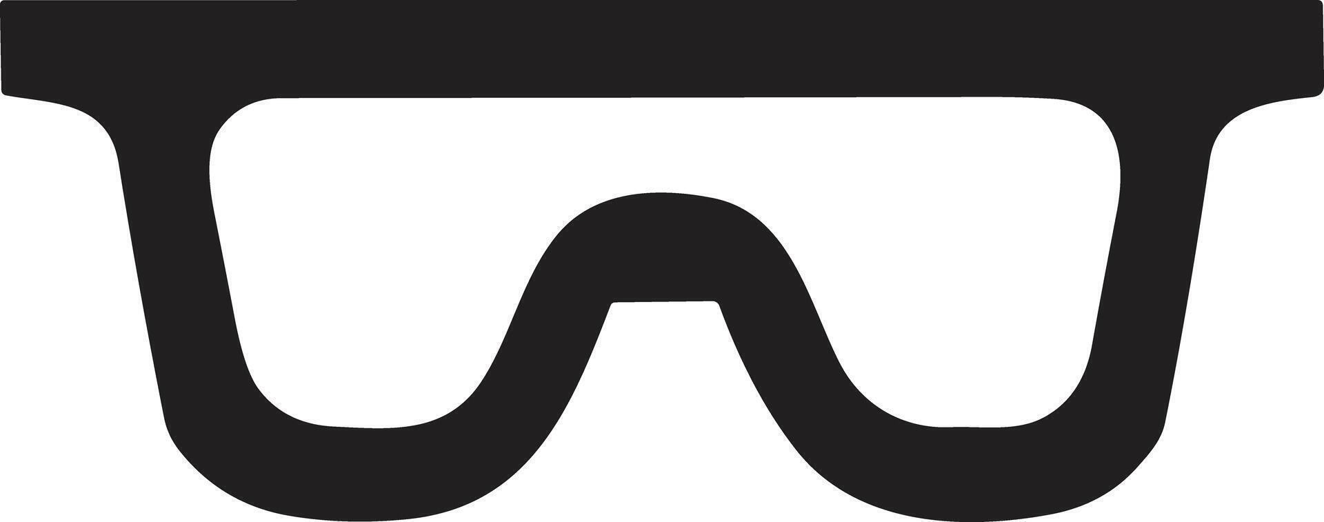 Brille Logo oder Abzeichen im Jahrgang oder retro Stil vektor