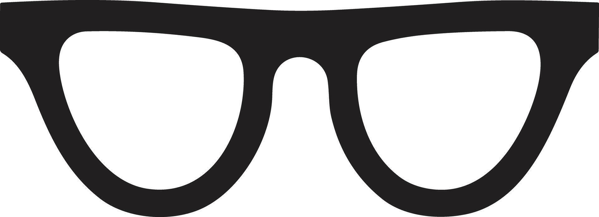 Brille Logo oder Abzeichen im Jahrgang oder retro Stil vektor