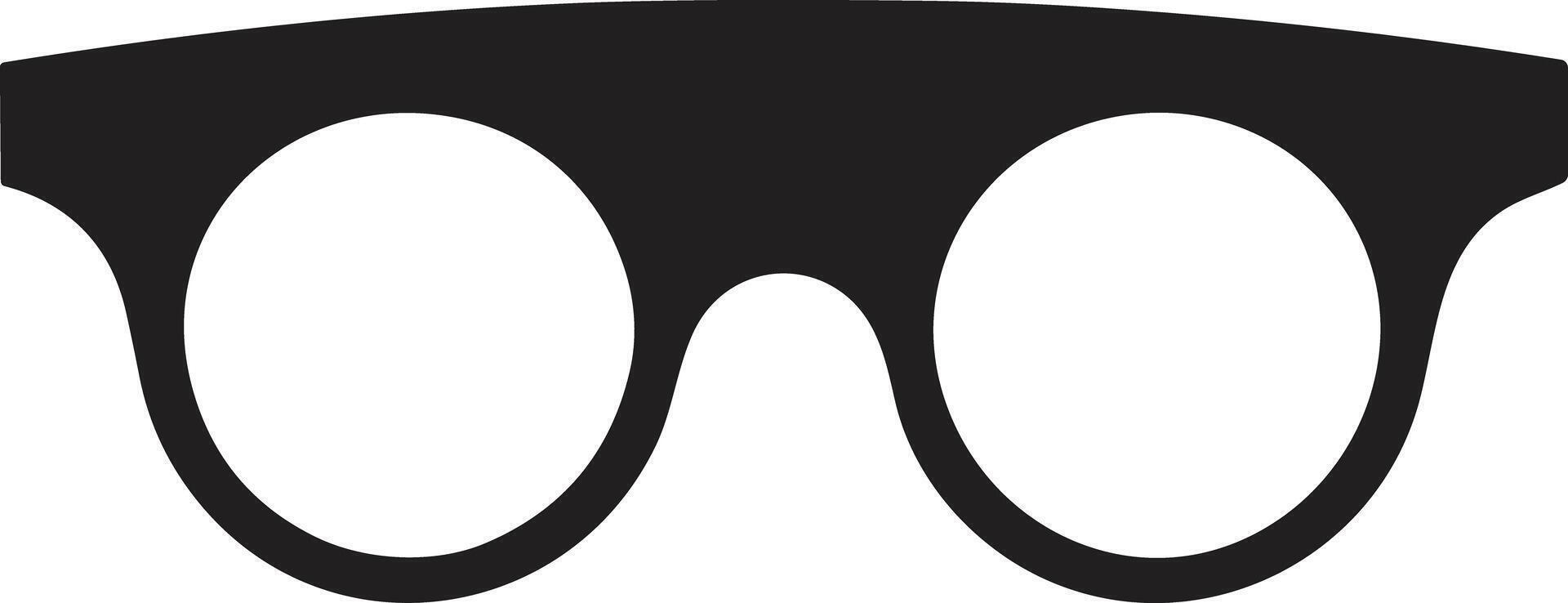 Brille Logo oder Abzeichen im Jahrgang oder retro Stil vektor