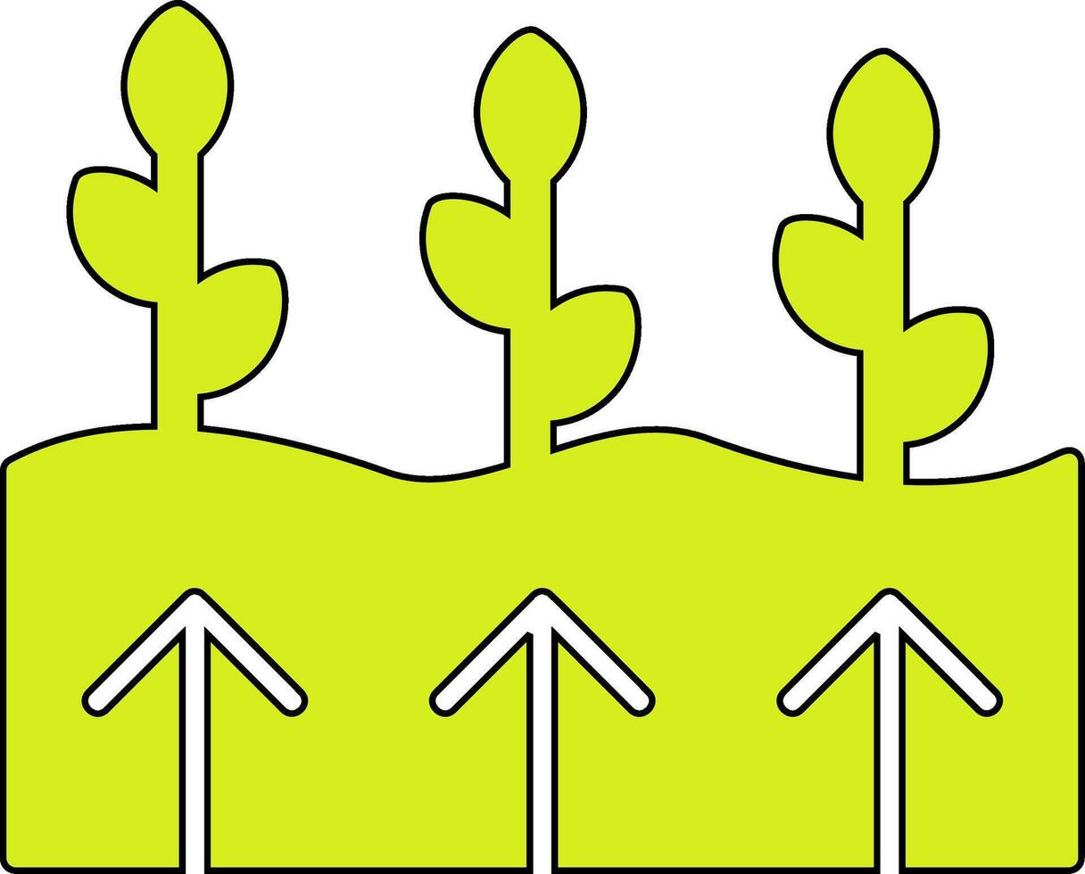 Vektorsymbol für geothermische Energie vektor