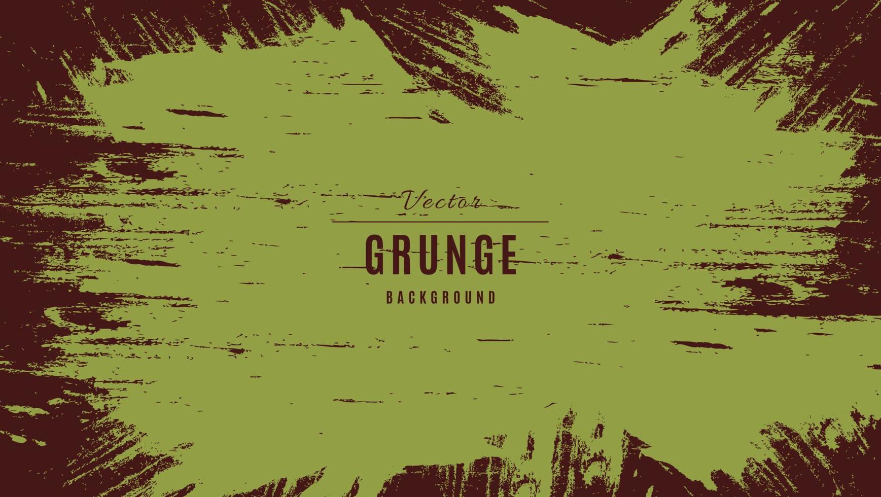 abstraktes Vintage-grünes Kratzer-Grunge-Textur-Design in rotem Hintergrund vektor