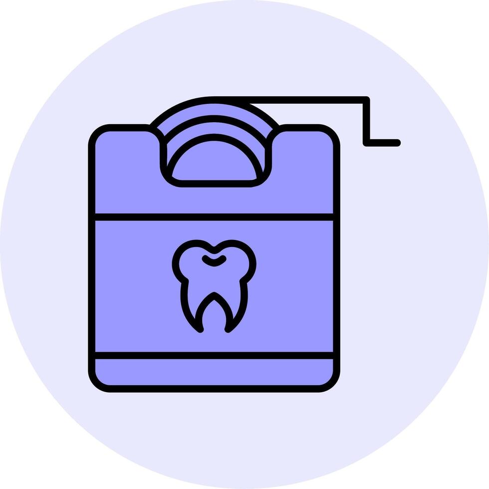 Dental Zahnseide Vektor Symbol