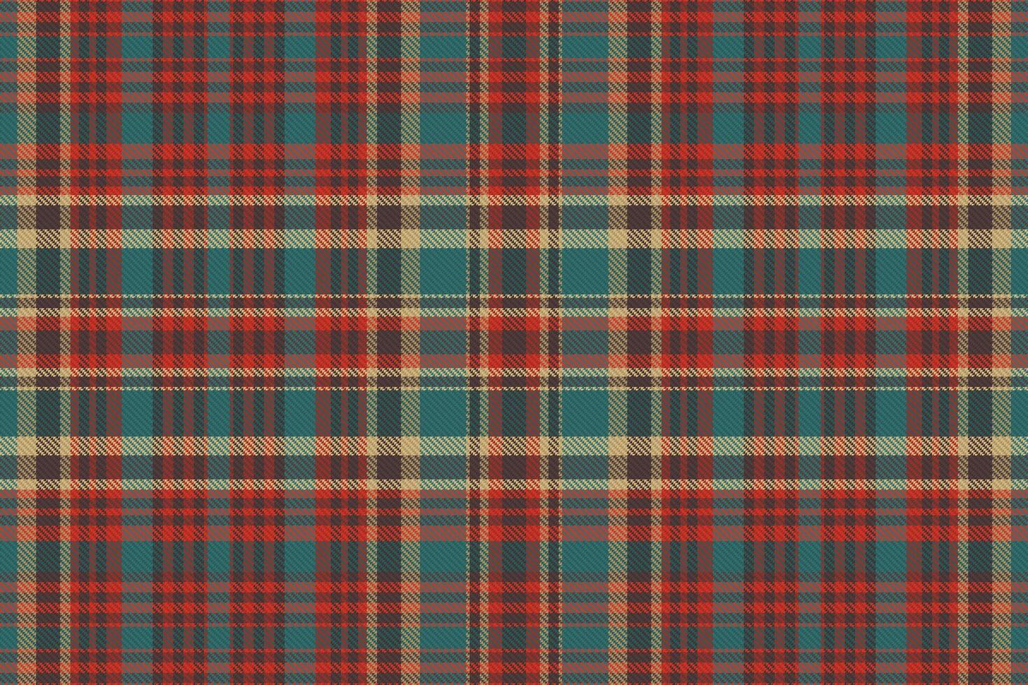 tartan plädmönster med textur och varm färg. vektor