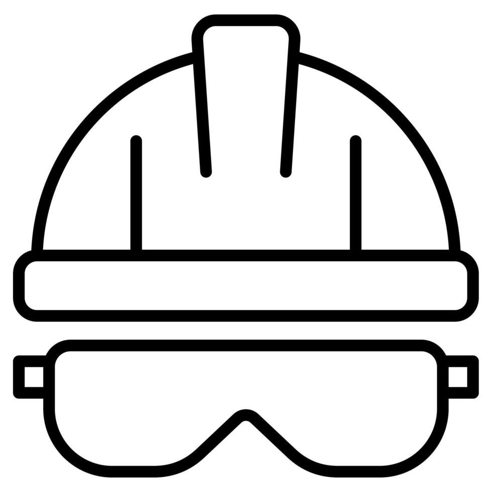 Werkzeug Sicherheit Symbol Linie Vektor Illustration