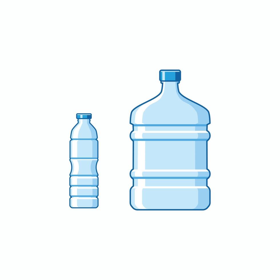 Mineral Wasser Flasche Vektor Illustration