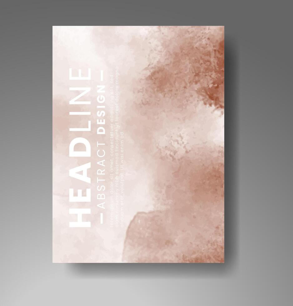 Karten mit Aquarellhintergrund. design für ihr cover, datum, postkarte, banner, logo. vektor