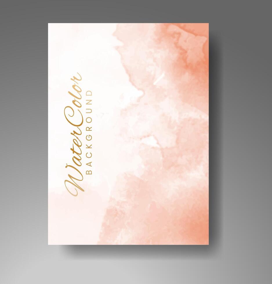 Karten mit Aquarellhintergrund. design für ihr cover, datum, postkarte, banner, logo. vektor