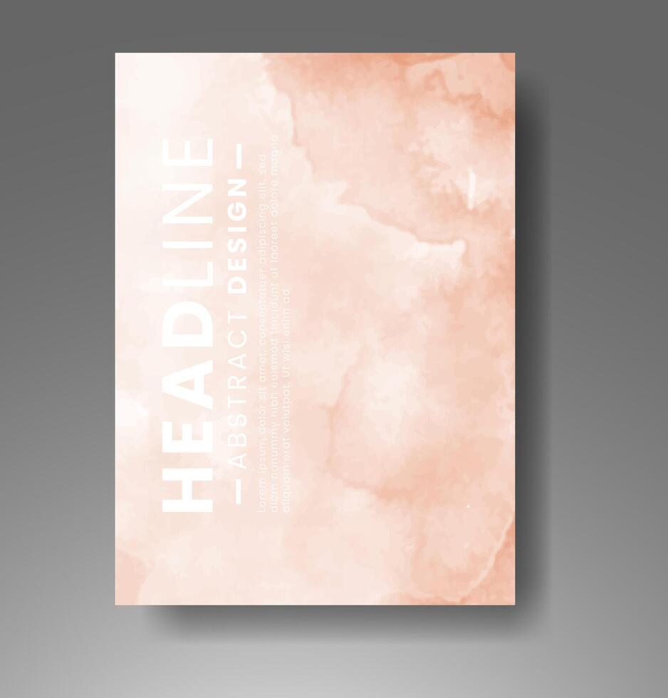 Karten mit Aquarellhintergrund. design für ihr cover, datum, postkarte, banner, logo. vektor