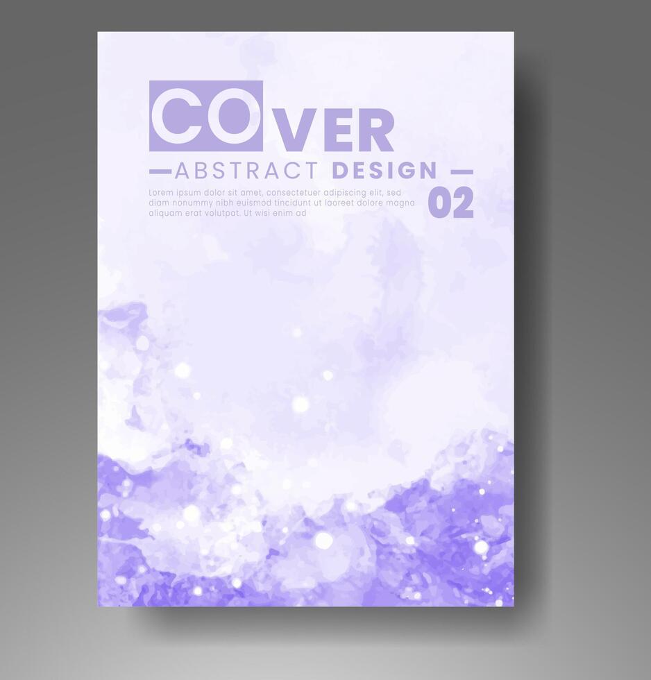 Karten mit Aquarellhintergrund. design für ihr cover, datum, postkarte, banner, logo. vektor