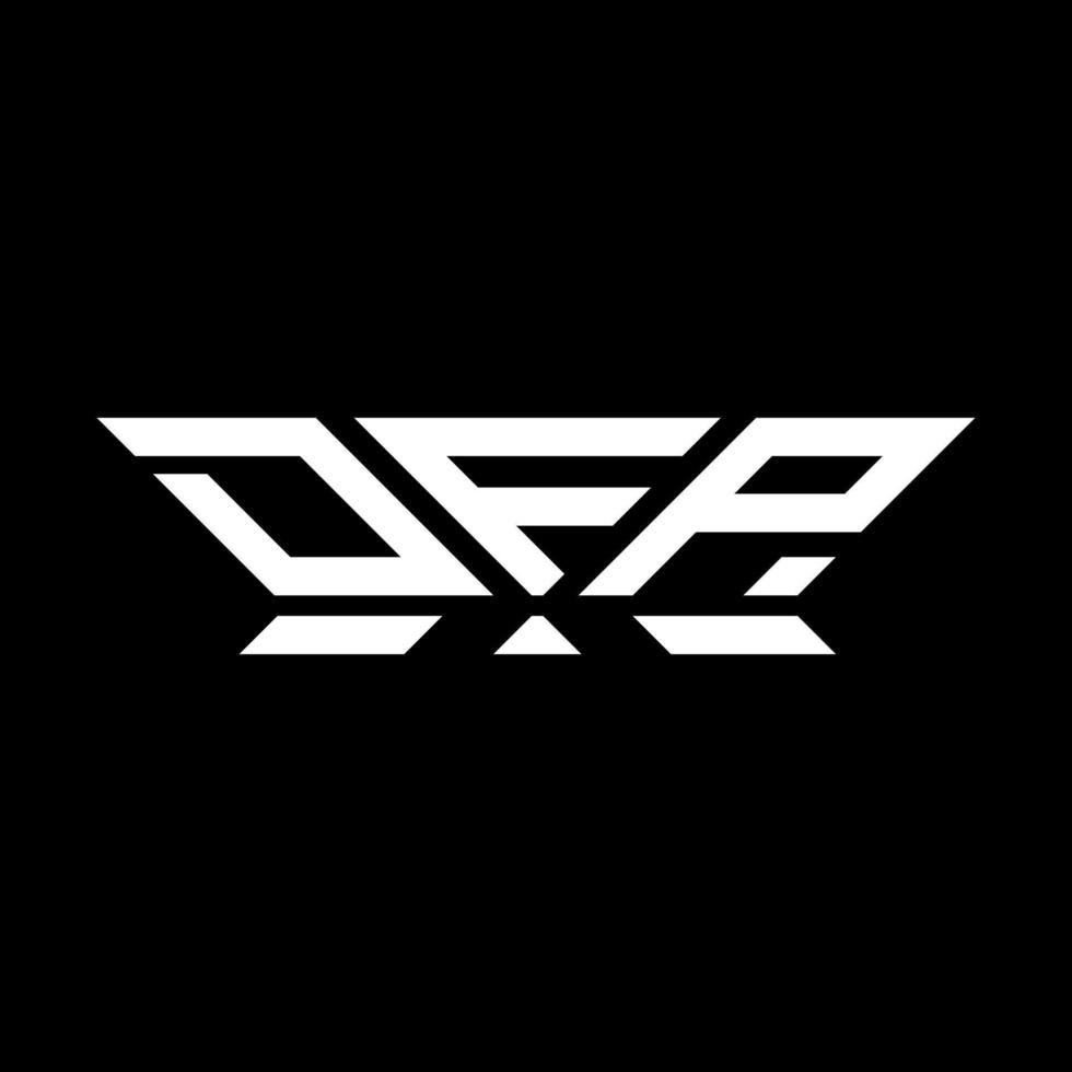 dfp Brief Logo Vektor Design, dfp einfach und modern Logo. dfp luxuriös Alphabet Design