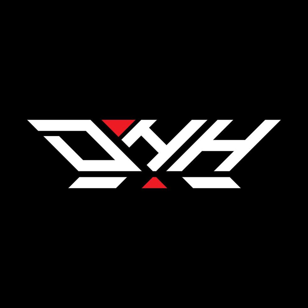 dhh Brief Logo Vektor Design, dhh einfach und modern Logo. dhh luxuriös Alphabet Design