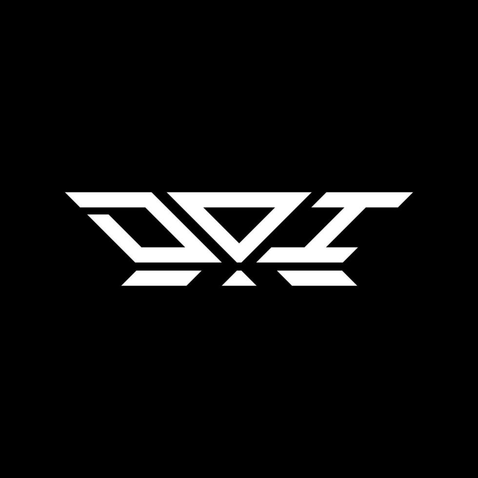 doi Brief Logo Vektor Design, doi einfach und modern Logo. doi luxuriös Alphabet Design