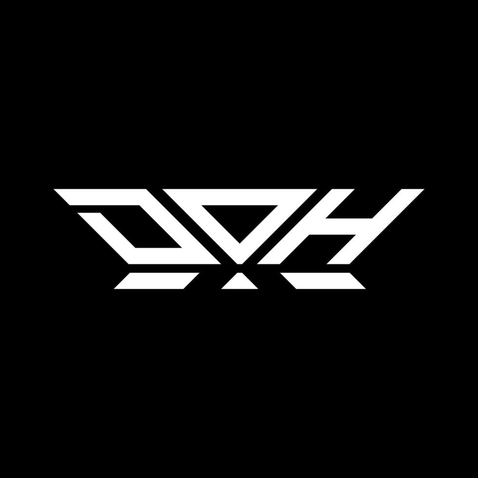 doh brev logotyp vektor design, doh enkel och modern logotyp. doh lyxig alfabet design