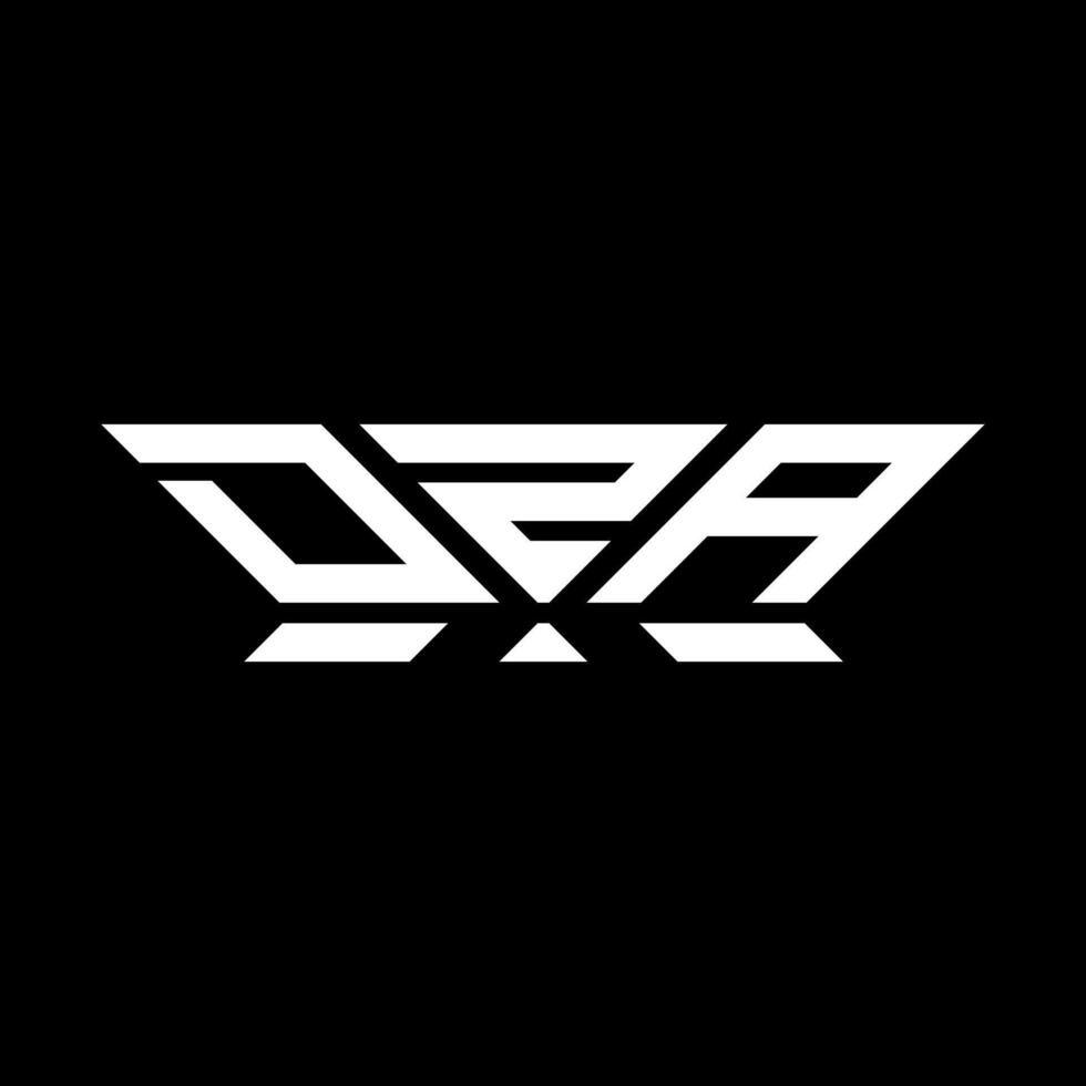 dza brev logotyp vektor design, dza enkel och modern logotyp. dza lyxig alfabet design