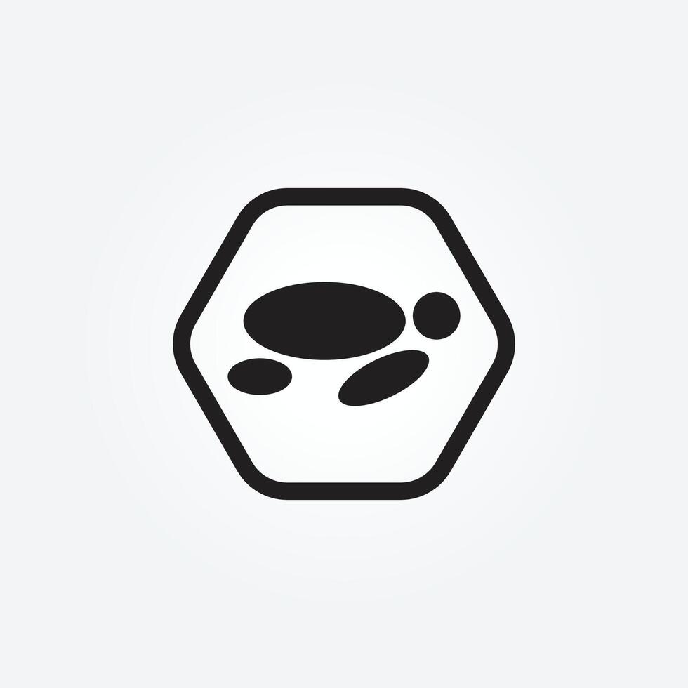 Schildkröte Logo Vektor mit ein minimalistisch Konzept