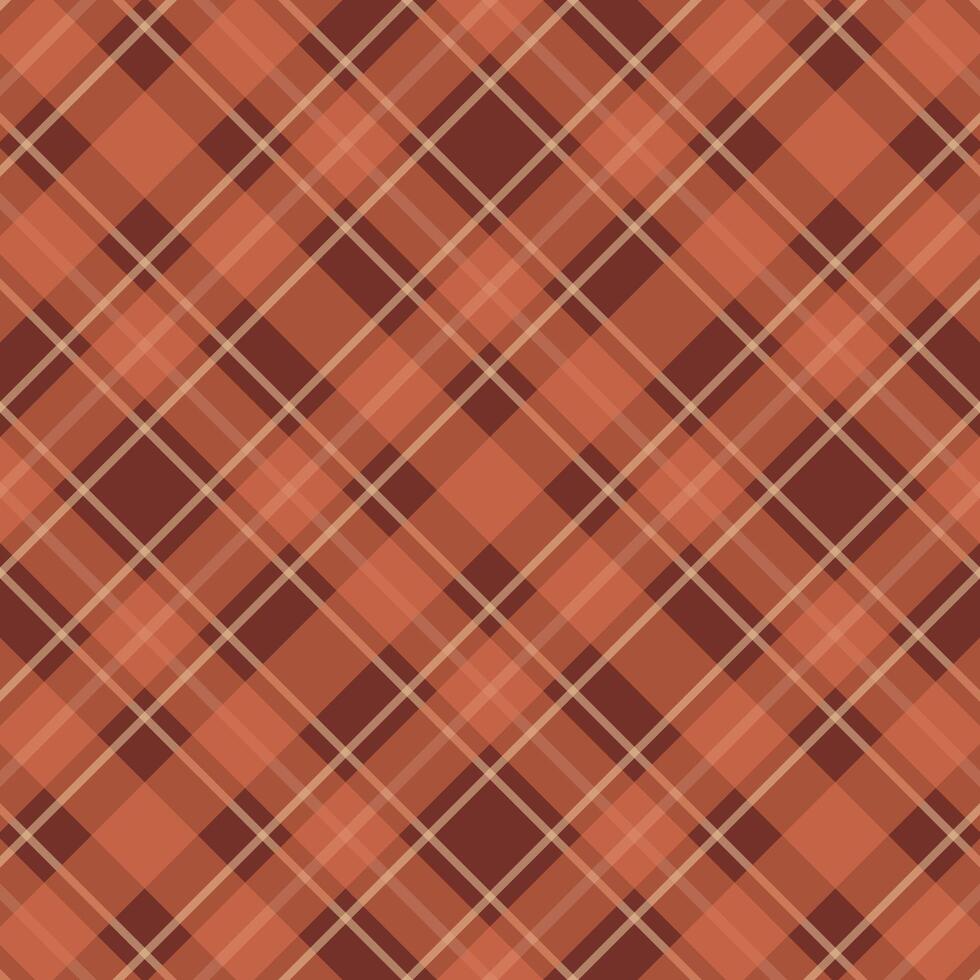 tartan plädmönster med textur och varm färg. vektor