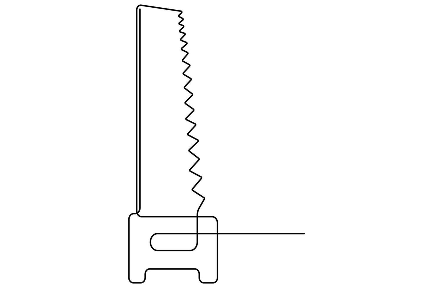 Arbeit Tag kontinuierlich einer Linie Kunst Zeichnung Reparatur verwenden Werkzeug Symbol Bedienung Center Symbol vektor