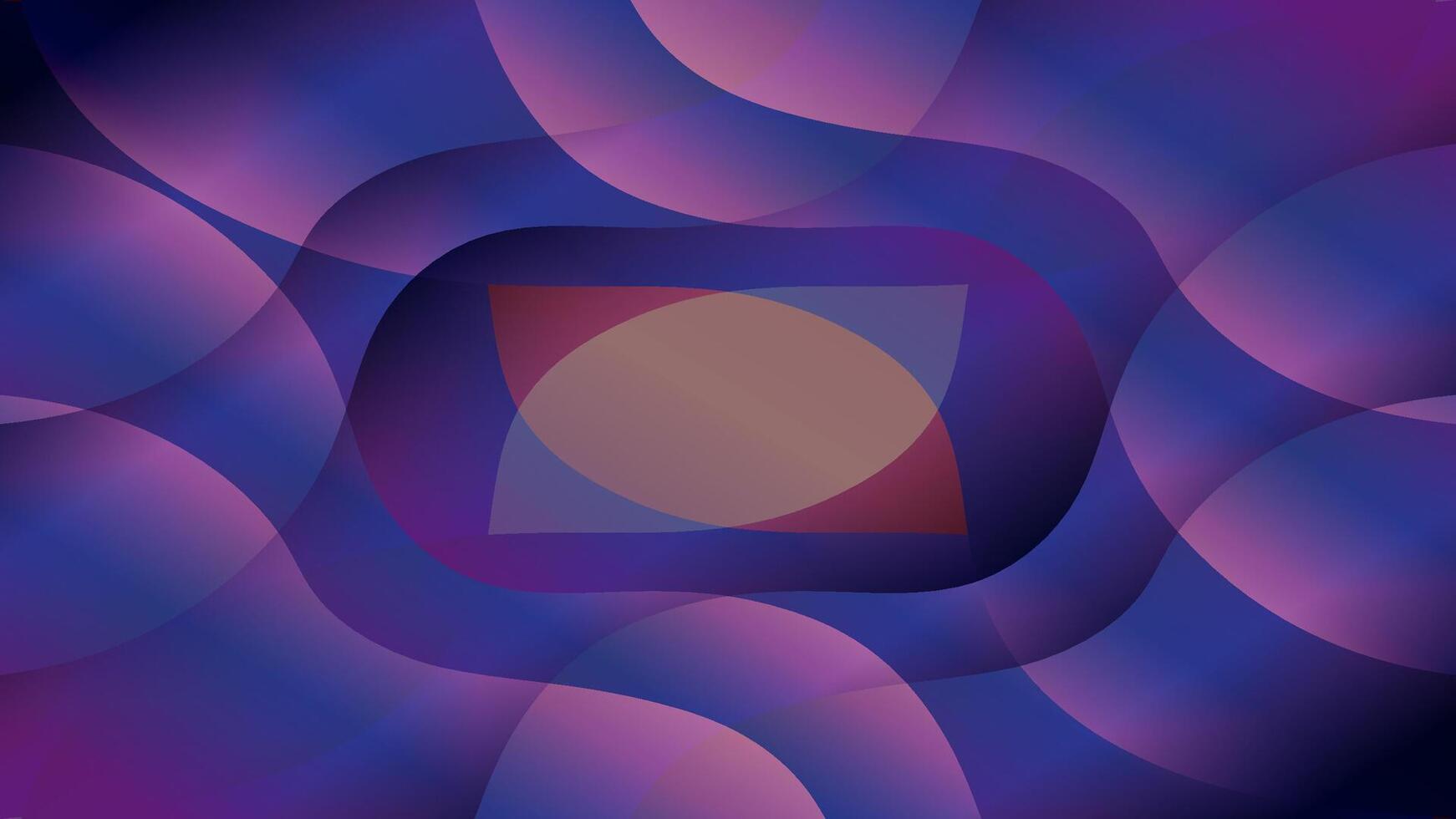symmetrisch dunkel violett Gradient Welle Hintergrund vektor