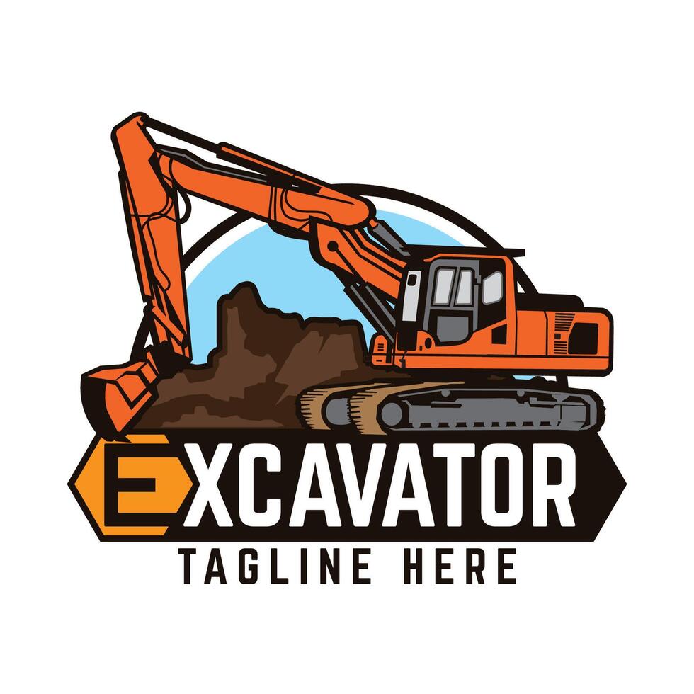 Bagger Logo Vektor Illustration