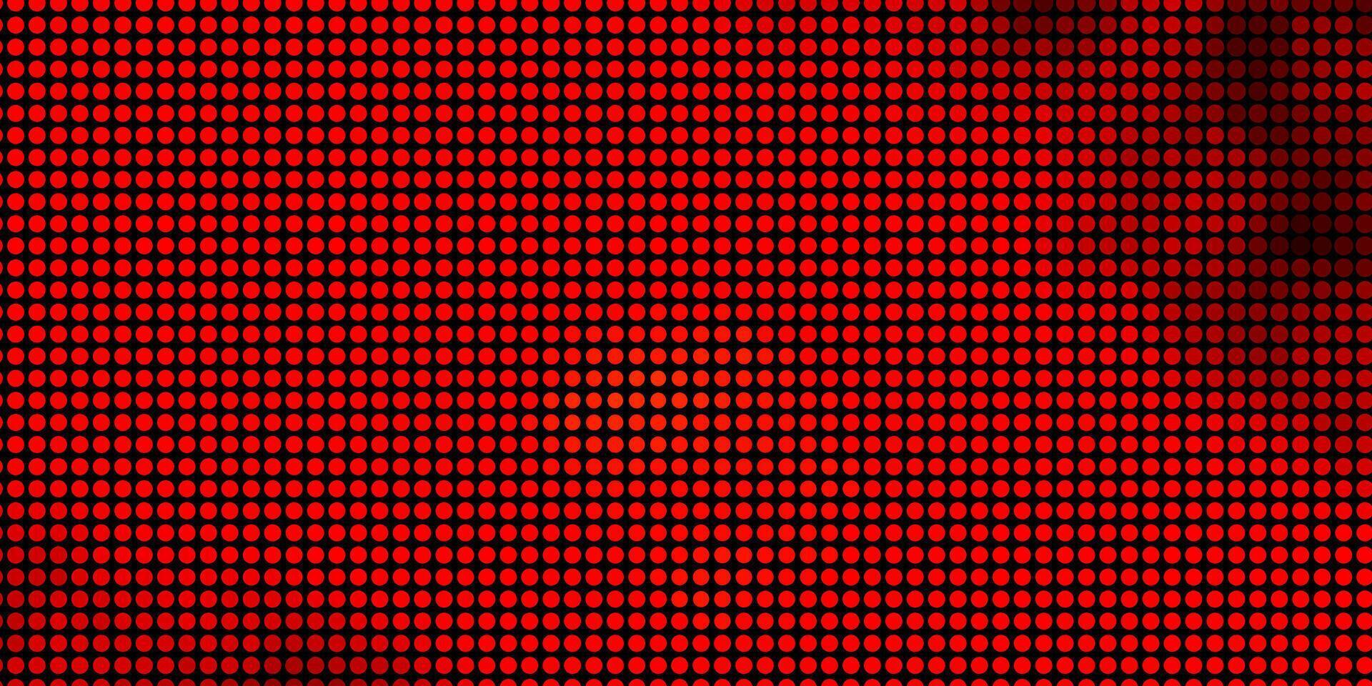 mörk röd vektor bakgrund med fläckar.