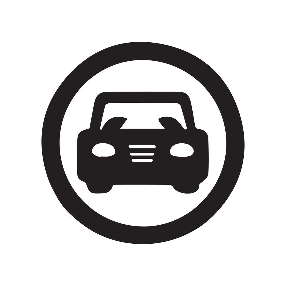 der Verkehr Straße Zeichen Symbol Vektor Vektor Illustration