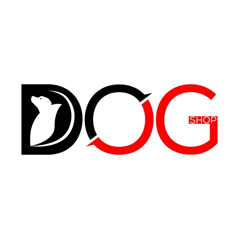 hund affär logotyp design vektor, hund affär logotyp, hund logotyp. vektor