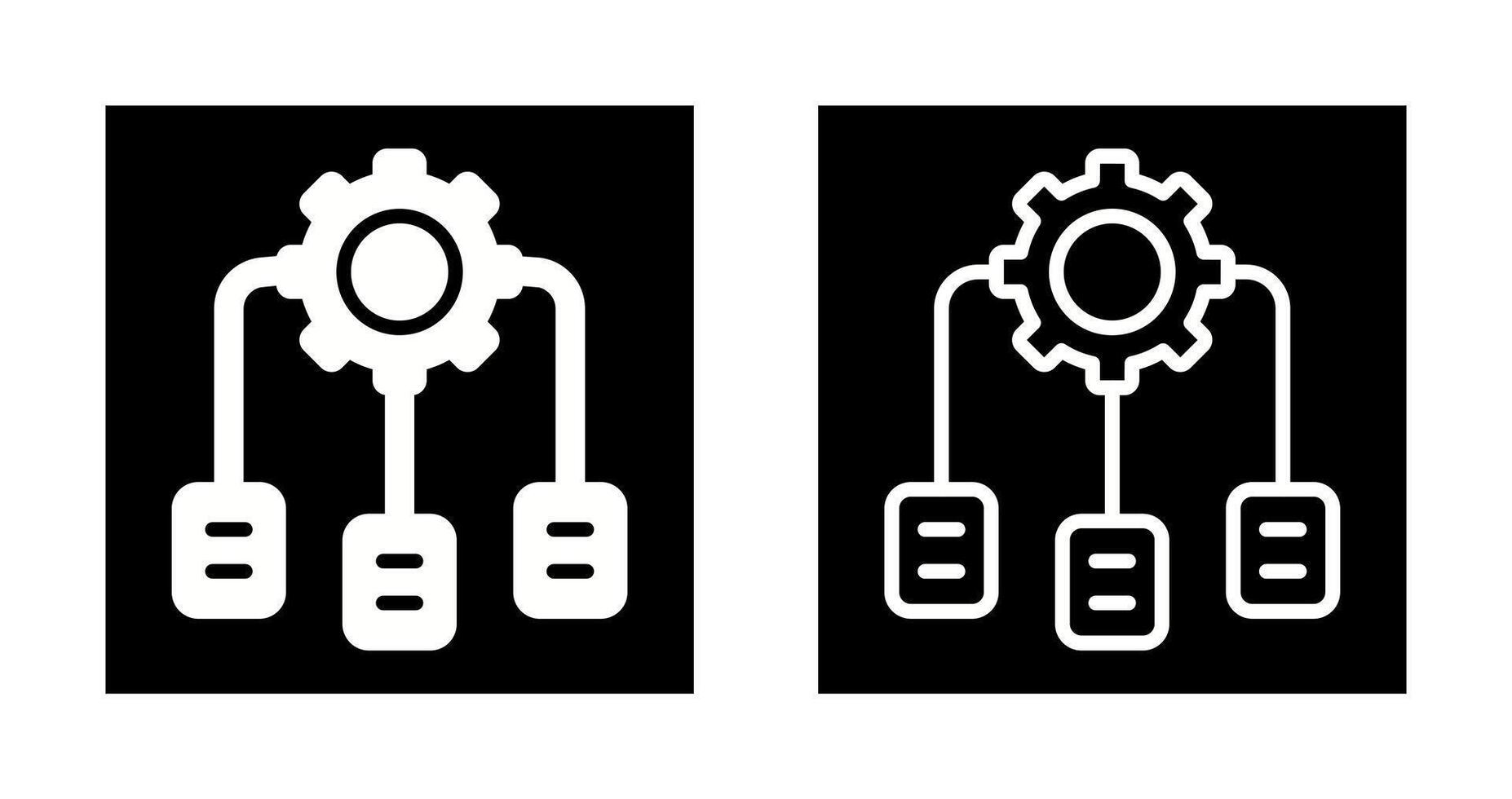 softwaredefiniert Netzwerkin Vektor Symbol