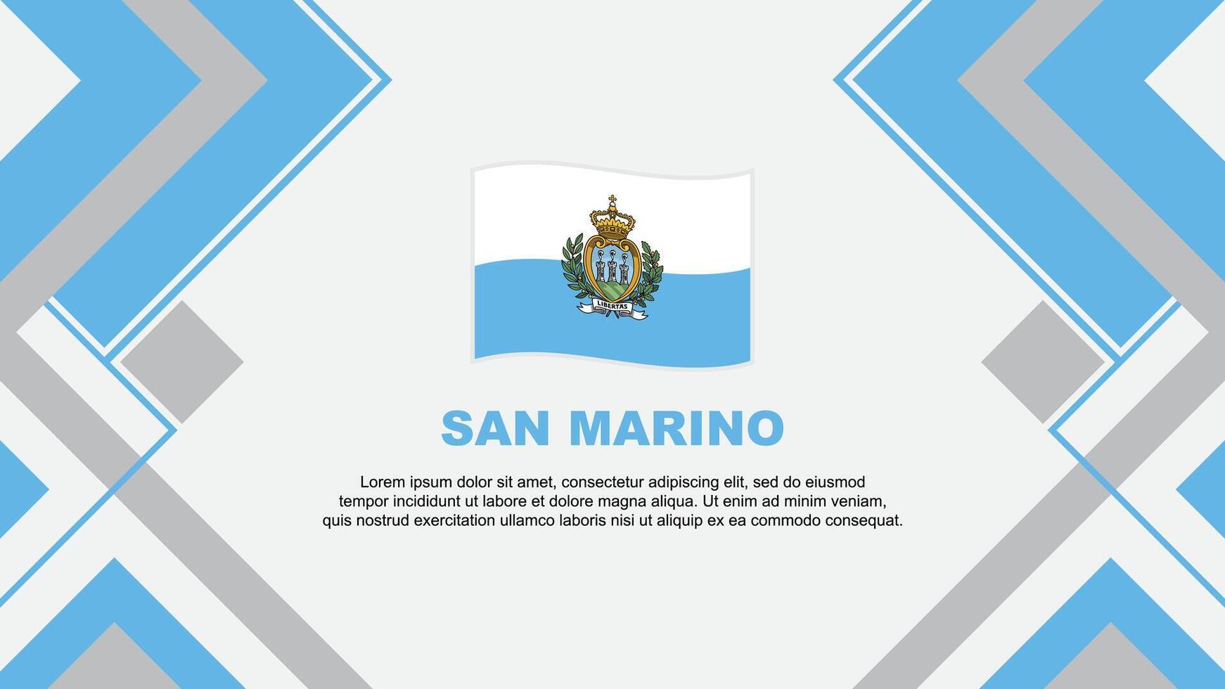 san marino flagga abstrakt bakgrund design mall. san marino oberoende dag baner tapet vektor illustration. san marino baner