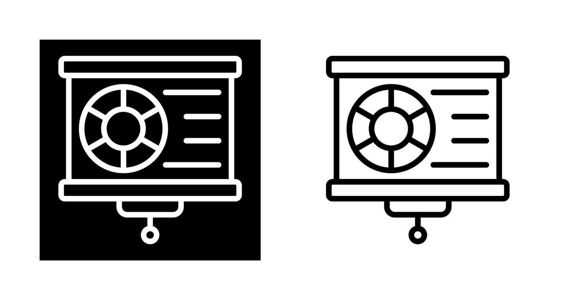 Vektorsymbol für die Datenvisualisierung vektor