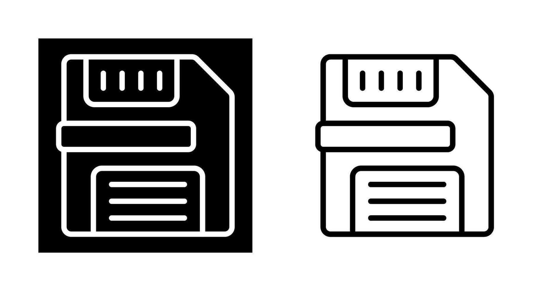 Diskette Rabatt Vektor Symbol