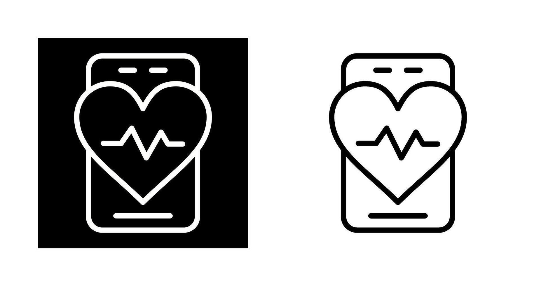 Gesundheit App Vektor Symbol