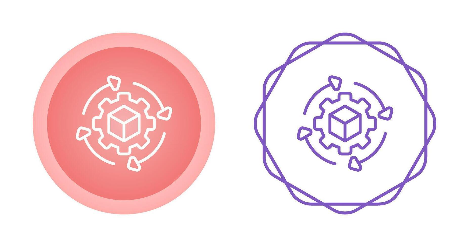 liefern Kette Analytik Vektor Symbol