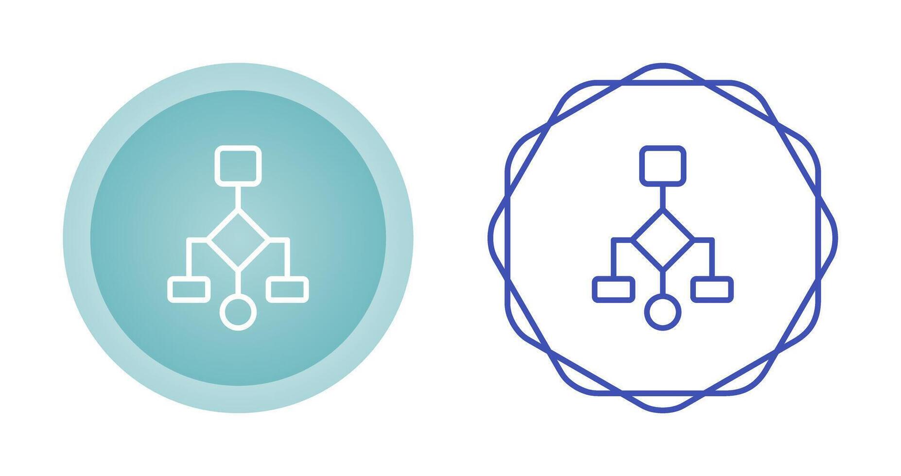 Affinität Diagramm Vektor Symbol